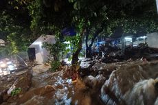 Banjir di Jalan Raya Bogor Jaktim Baru Surut 4 Jam Setelah Kali Baru Meluap