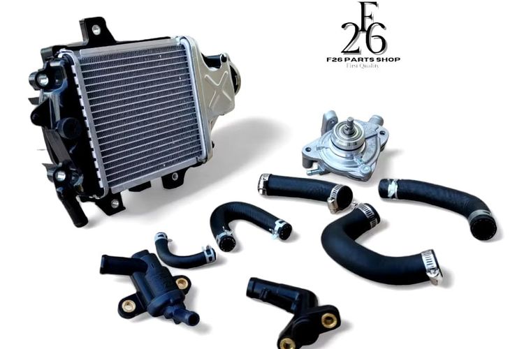 Radiator set Honda Vario 125 yang dijual di pasaran 