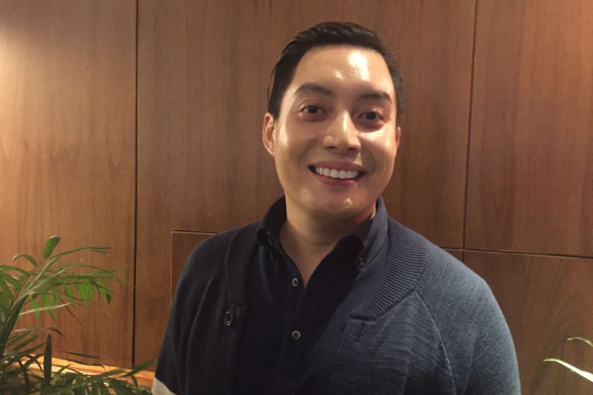 Edric Tjandra menghadiri screening film Sabrina di XXI Senayan City, Jakarta Pusat, Jumat malam (6/7/2018).