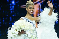 6 Potret Kecantikan Miss Universe Filipina 2024 Pakai Baju Warna Cerah   