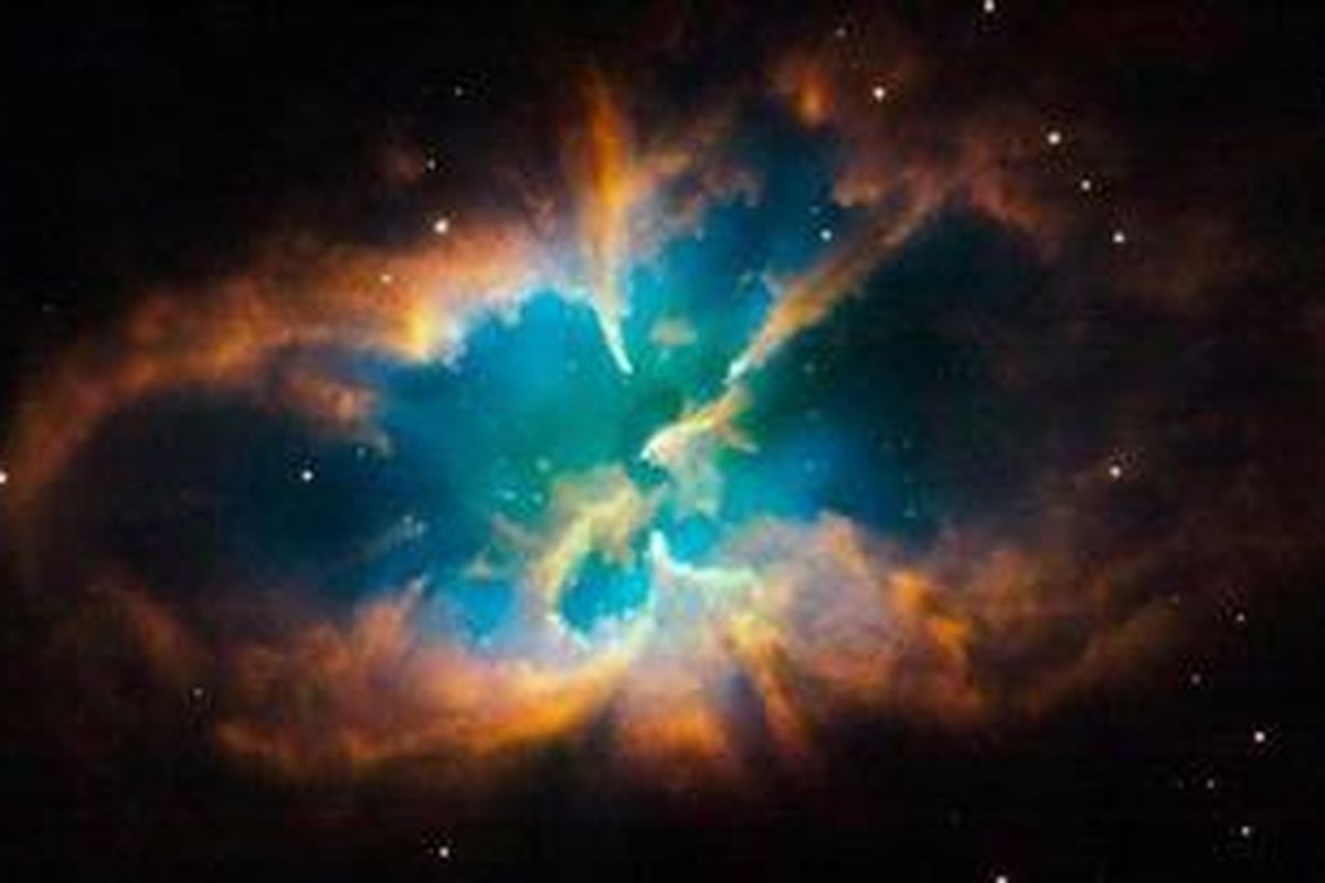 Sebuah kabut nebula yang difoto teleskop ruang angkasa Hubble.