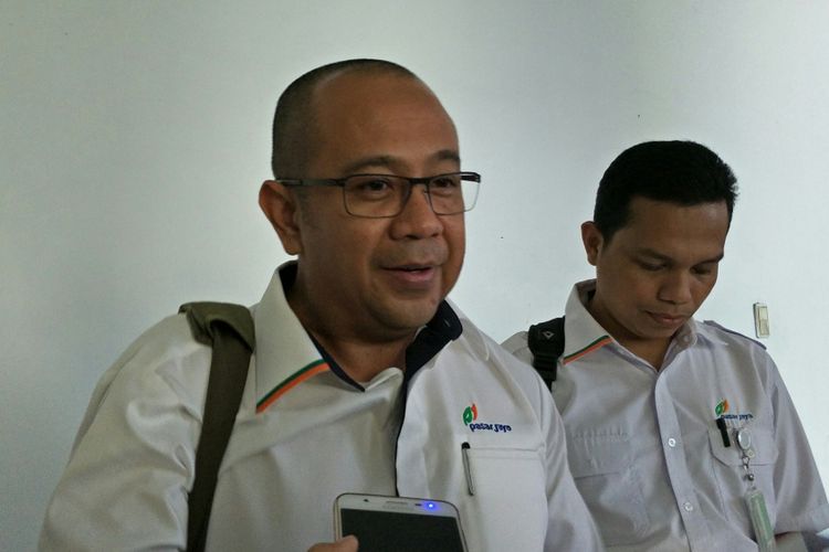 Direktur Utama PD Pasar Jaya Arief Nasrudin di Balai Kota DKI Jakarta, Jalan Medan Merdeka Selatan, Kamis (4/1/2018).