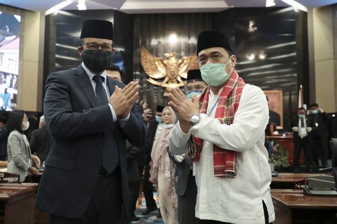 Hadir di Istana, Prabowo Saksikan Kadernya Dilantik Jadi Wagub DKI