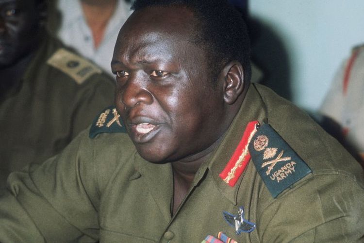 El dictador de Uganda Idi Amin Dada.