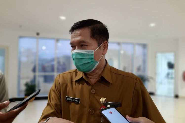 Kepala Dinas Kesehatan Kota Malang, Husnul Muarif saat diwawancara usai menghadiri kegiatan di Mini Block Office Kota Malang, Selasa (22/6/2021).