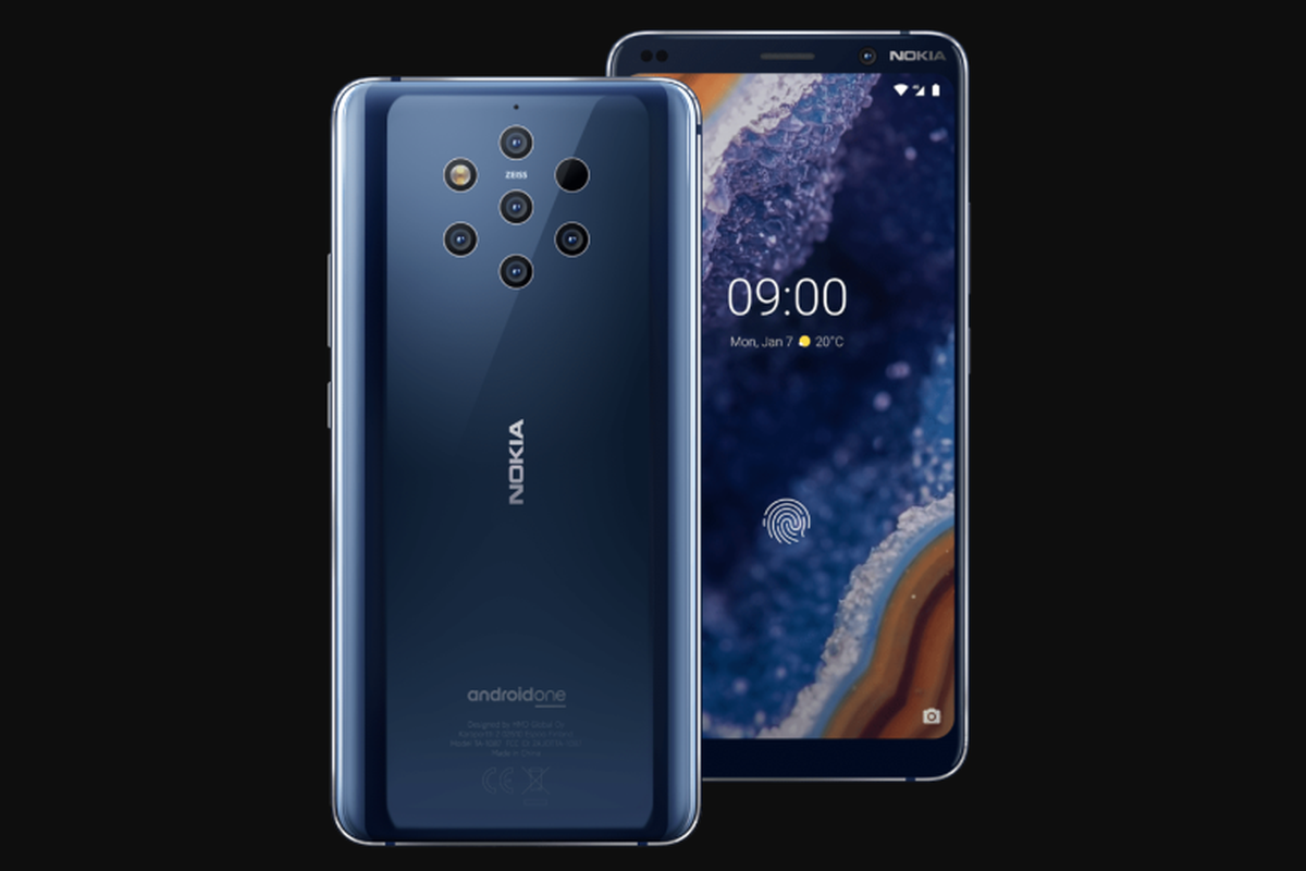 Nokia 9 PureView, ponsel pertama dengan lima kamera.