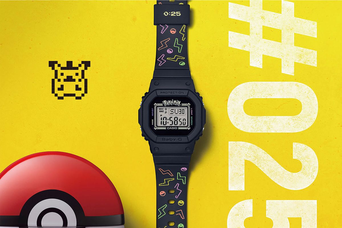 25 tahun Baby G Casio Bikin Jam Tangan Versi Pikachu Pokemon