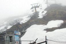 Menikmati Salju Gunung Titlis di Swiss