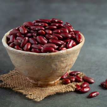 Ilustrasi kacang merah