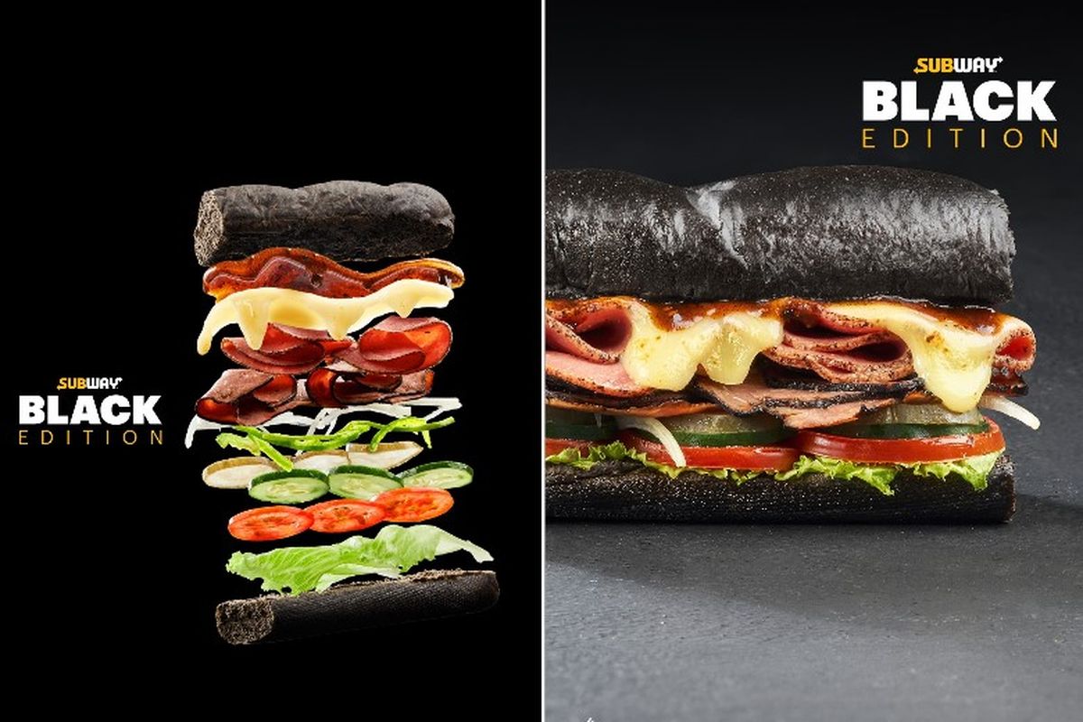 Charcoal yang digunakan pada menu Subway Black Edition tidak hanya alami, tapi juga dipilih secara khusus. 