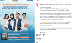 BRI Buka Program Beasiswa BRILiaN, Bisa Dapat Biaya Pendidikan, Kesempatan Karier, dan MacBook Air