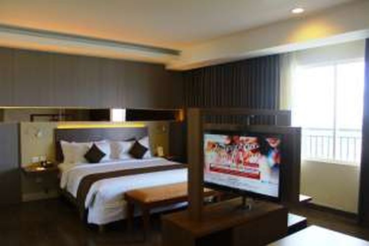 Salah satu kamar kelas executive suite di hotel BW Suite Belitung.