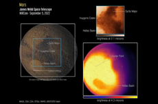 Ini Gambar Planet Mars yang Pertama Kali Ditangkap Teleskop James Webb