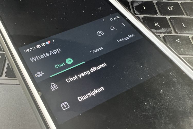 Folder baru Chat yang dikunci yang muncul di WhatsApp dari fitur Lock Chat.