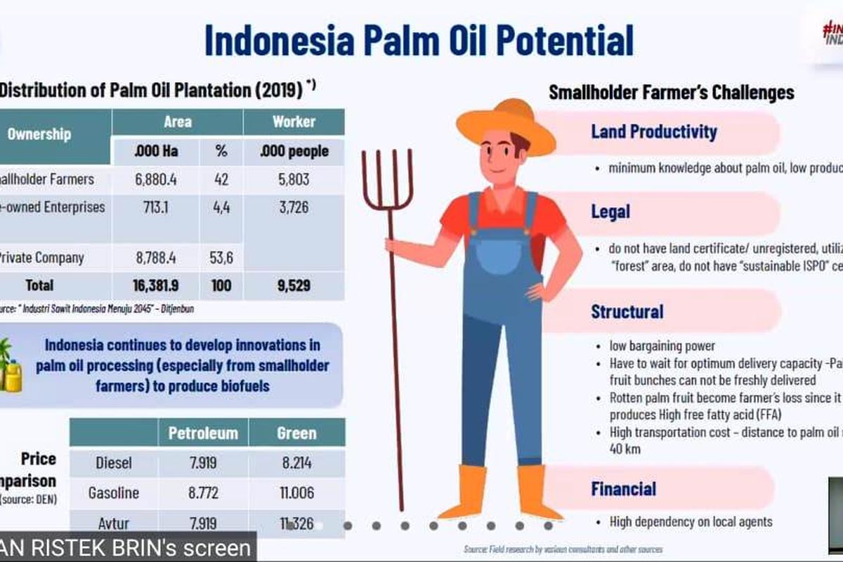 Bambang Brodjonegoro saat memaparkan materi mengenai potensi bahan bakar nabati sawit di Indonesia.