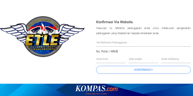 Cek Tilang Elektronik Secara Online, Begini Caranya