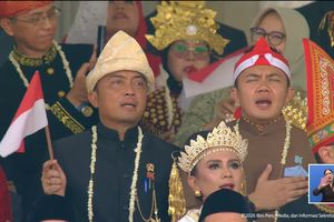Saat 'Tanah Airku' Mengalun, Wajah-wajah Haru Terpancar di Istana