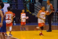 Nonton Jan Ethes Tanding Basket, Gibran Tampak Serius, Selvi Ananda Sesekali Rekam Video