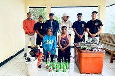 Polisi Tangkap 2 Nelayan Pelaku Bom Ikan di Perairan Kupang NTT