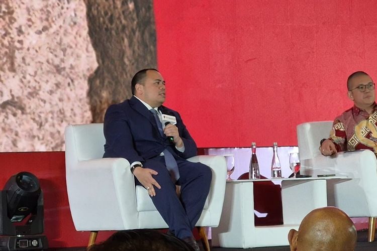 Chief Investment Officer (CIO) Danantara, Pandu Sjahrir, saat gelaran Prasasti Economic Forum 2026: ?Navigating Indonesia?s Next Chapter? pada Kamis (29/1/2026)