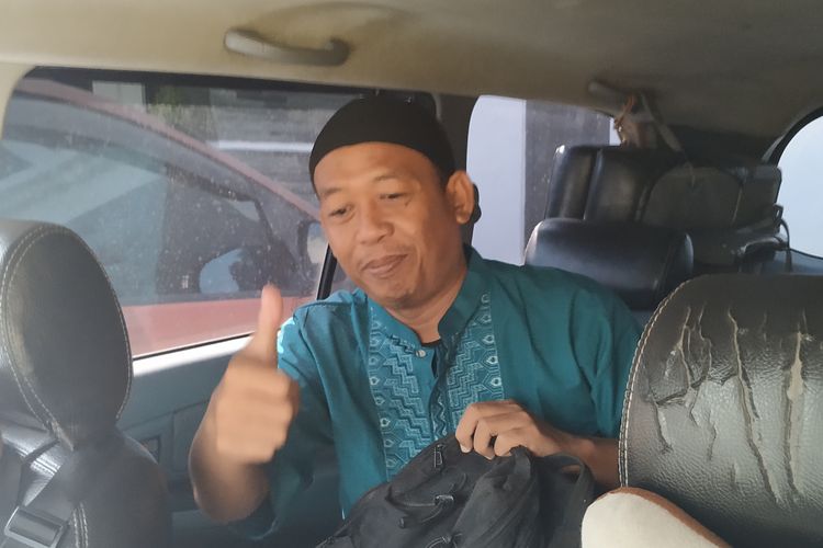 Sumarno napi tipiter yang mendapatkan bebas bersyarat dari Lapas Sukabumi, Kamis (27/6/2019).