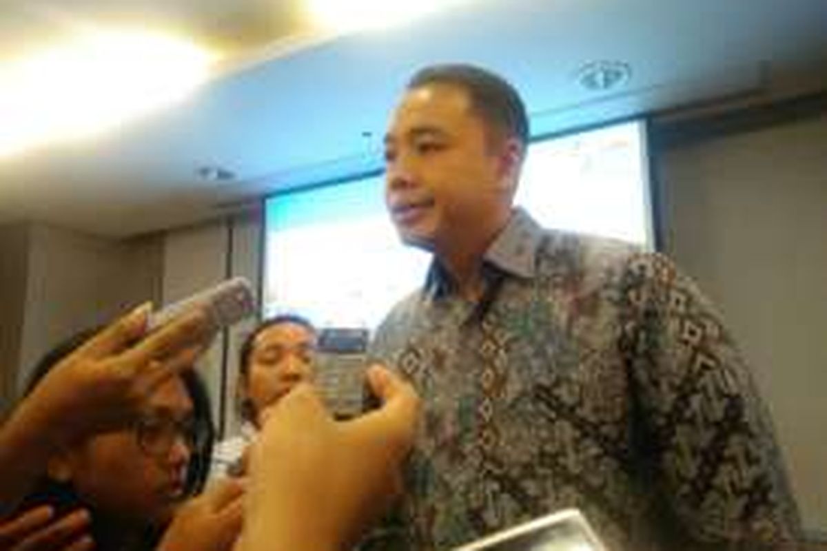 Direktur PT Toba Bara Sejahtera Arthur Simatupang di Jakarta, Senin (31/10/2016).