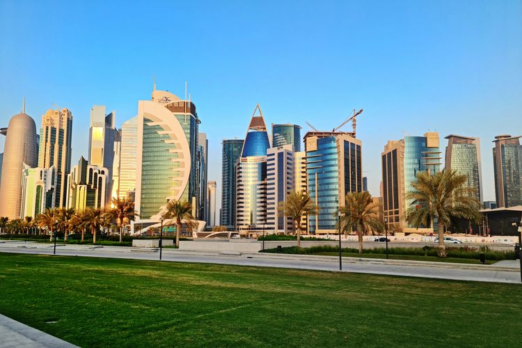 Ilustrasi Doha di Qatar.