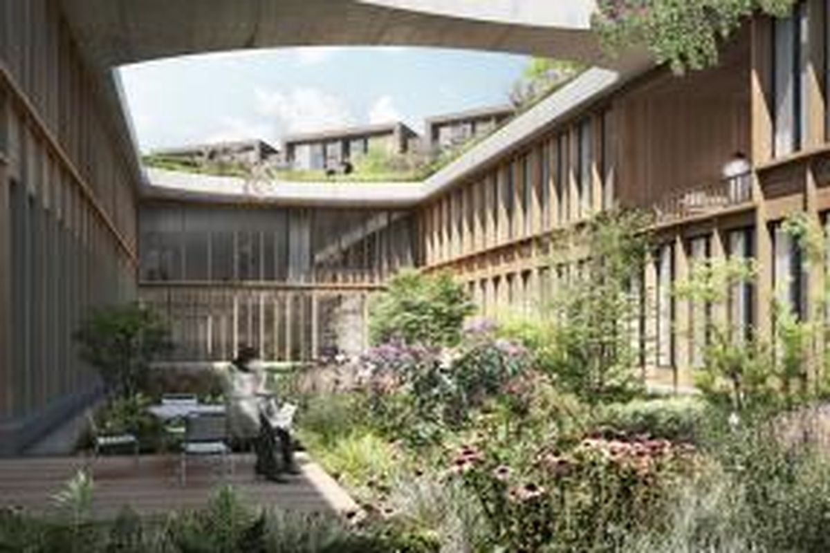 Herzog & de Meuron akan bekerja sama dengan perusahaan arsitektur lokal Denmark, Vilhelm Lauritzen Architects untuk membuat rumah sakit ini. Lokasinya di dekat hutan membuat rumah sakit tersebut punya tema hijau yang khas.
