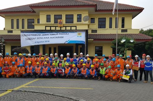 Bantu Pemulihan Listrik di Lombok, PLN Distribusi Jatim Kirim 74 Personel