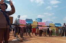 Jalan Lingkar Mendadak Diportal, Petani Sawit di Babel Protes