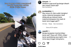 Video Polisi Tegur Pengemudi Lane Hogger di Jalan Tol