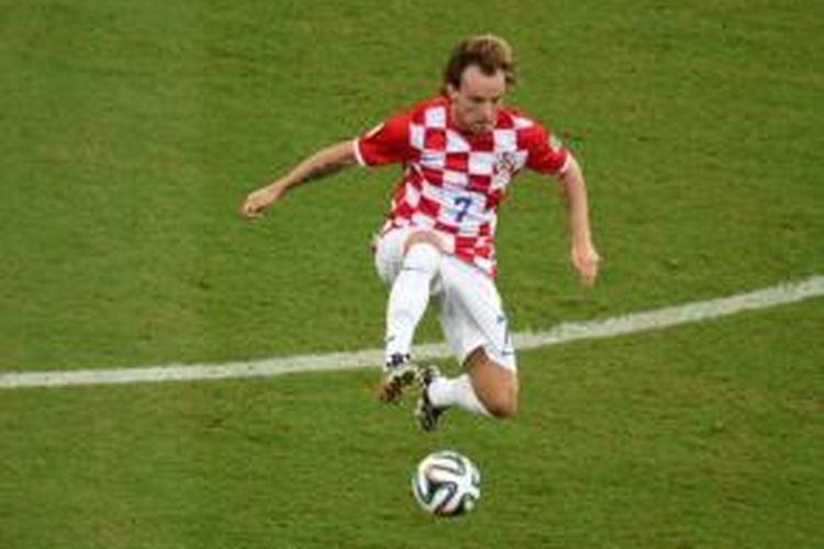 Gelandang tim nasional Kroasia, Ivan Rakitic.