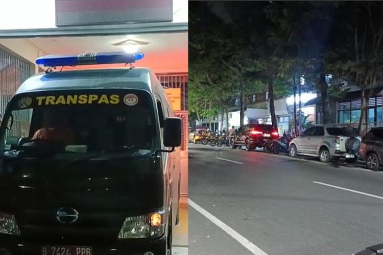 Pengamanan di Lapas Bojonegoro, Jawa Timur.