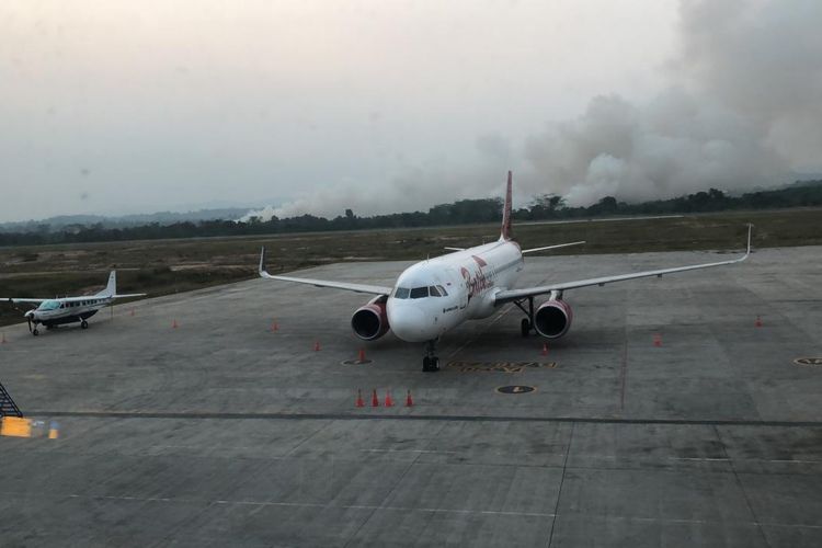 Bandara APT Pranoto Samarinda, Kalimantan Timur. 