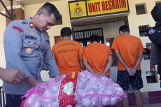 3 Pria di Mataram Curi Puluhan Karung Bawang Putih lalu Dijual di Pasar, Kini Ditahan