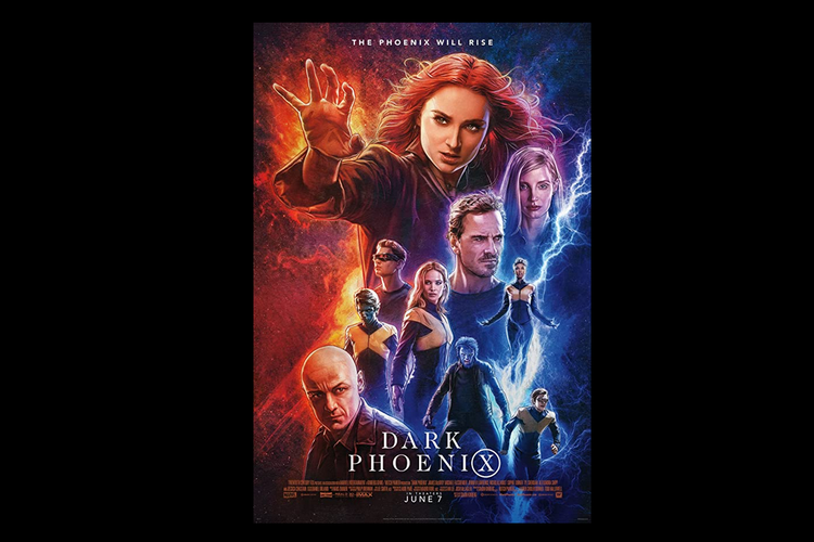 Poster film X-Men: Dark Phoenix (2019).