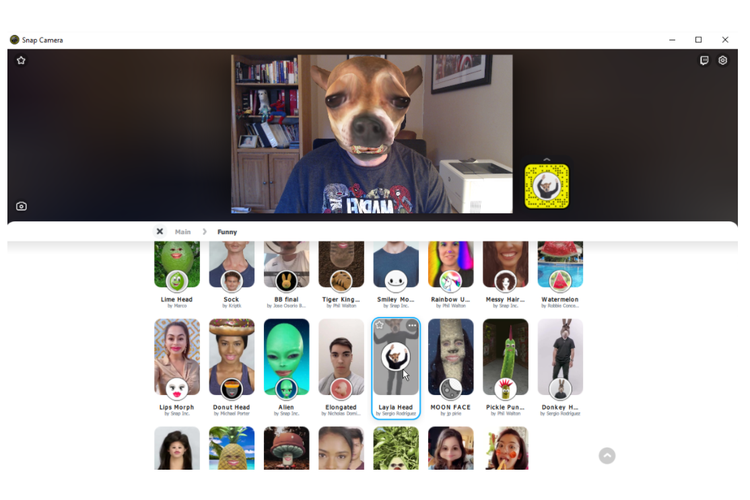 Cara menggunakan filter Snapchat di aplikasi Zoom