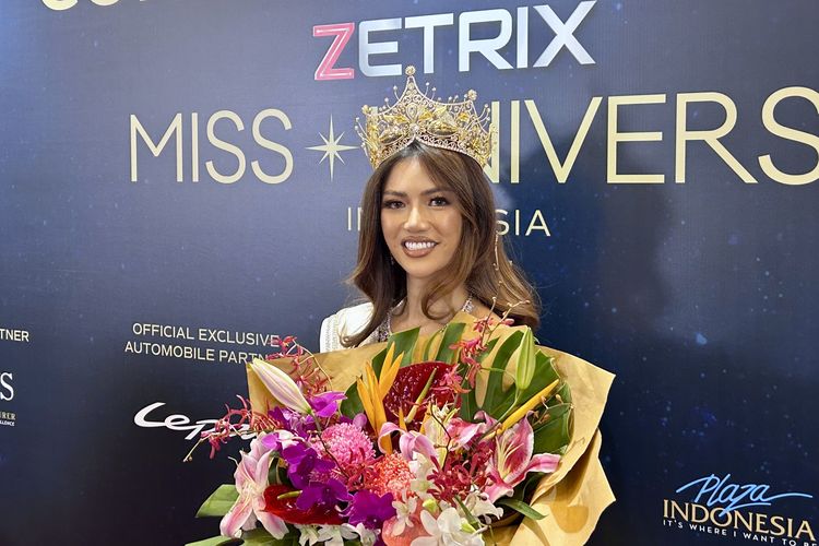 Sanly Liu resmi dinobatkan sebagai Miss Universe Indonesia 2025 pada malam Grand Final Zetrix Miss Universe Indonesia 2025 yang berlangsung di Opus Grand Ballroom, The Tribrata, Jakarta Selatan, Senin (22/9/2025).