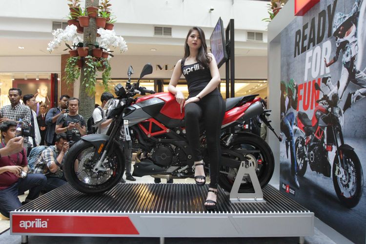 Ilustrasi paket aksesori Aprilia Shiver 900 