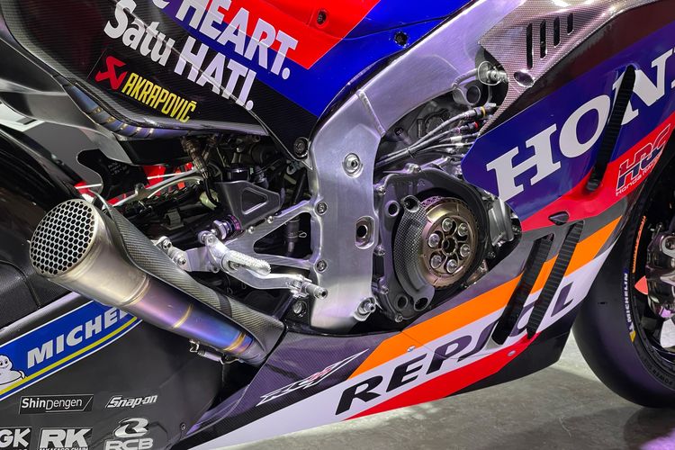 Motor balap baru Repsol Honda yang mejeng di IIMS 2024