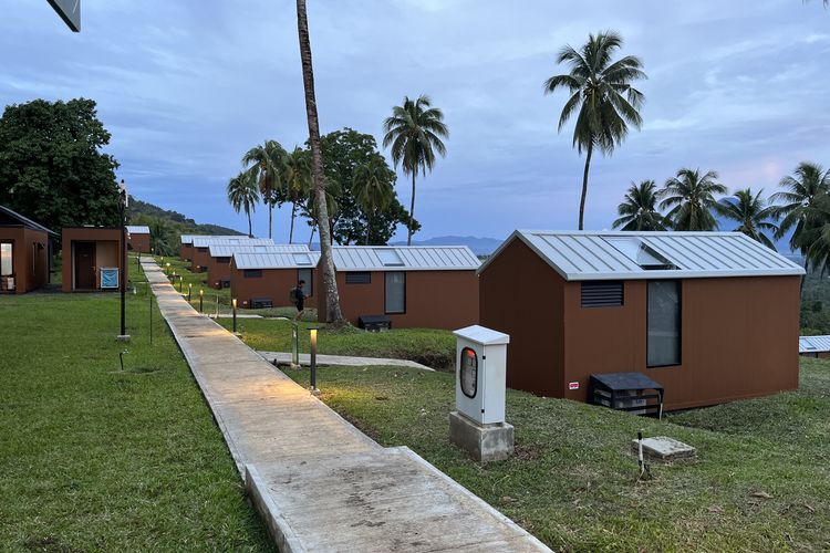 Kabin di Bobocabin Bunaken Hills, Kamis (30/10/2025). 