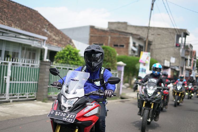 Honda Bikers Adventure Camp pakai Honda CB150X