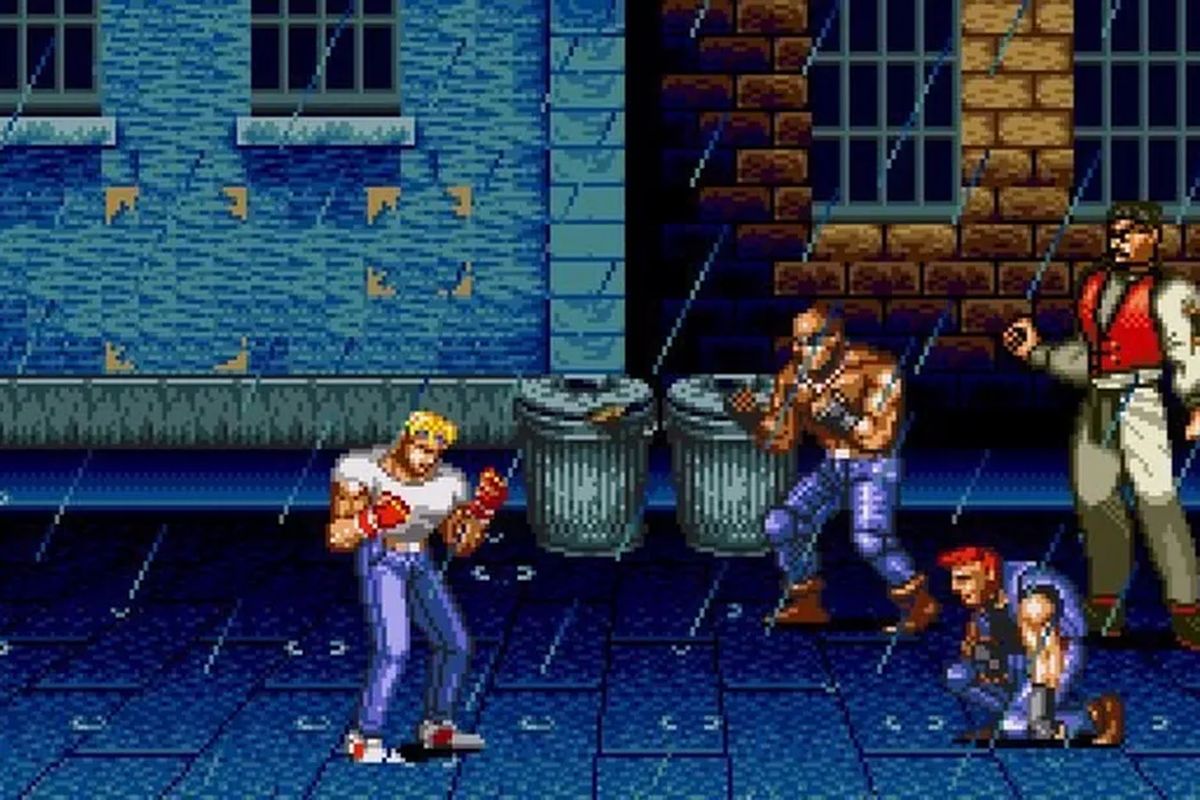 Ilustrasi game Street of Rage.