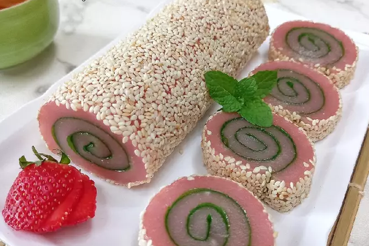 Mochi roll. 