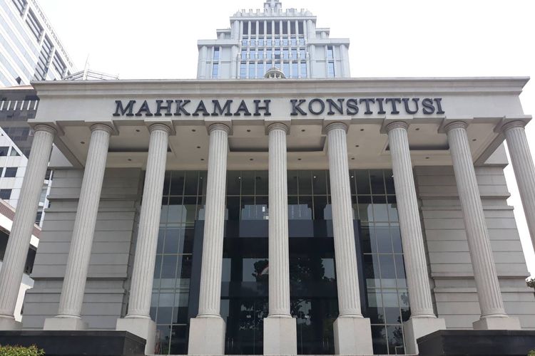 Gedung Mahkamah Konstitusi (MK), Jalan Medan Merdeka Barat, Gambir, Jakarta Pusat. Sejumlah pihak termasuk Megawati Soekarnoputri ramai-ramai menyatakan diri menjadi amicus curiae dan mengirimkan pendapat ke MK terkait sengketa hasil Pilpres 2024.