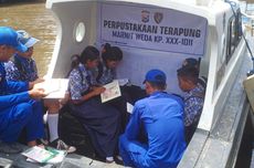 Ada Perpustakaan Terapung untuk Anak-anak Pesisir di Halmahera Tengah 