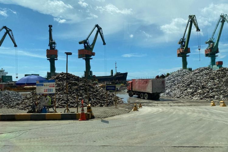 Fero nikel di kawasan IWIP, Maluku Utara, Kamis (15/1/2026). 