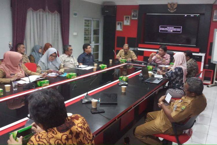 Rapat koordinasi optimalisasi penerimaan daerah di Kepulauan Riau, Senin (25/3/2019).