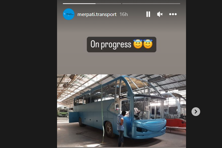 Bocoran bus baru PO Merpati Transport