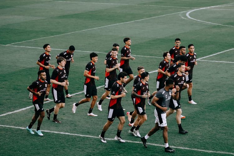 Jelang lanjutan putaran ketiga Kualifikasi Piala Dunia 2026 Zona Asia, pemain timnas Indonesia melakukan pemusatan latihan di Bali United Training Center, Pantai Purnama Gianyar mulai 26-31 Mei 2025.